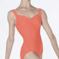 Wear Moi Fasutine Pinch Front Adult Leotard Coral