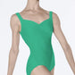 Wear Moi Fasutine Pinch Front Adult Leotard Emerald