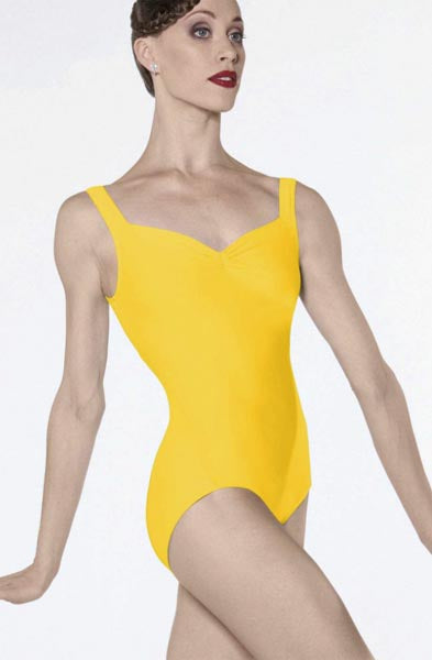 Wear Moi Fasutine Pinch Front Adult Leotard Mimosa