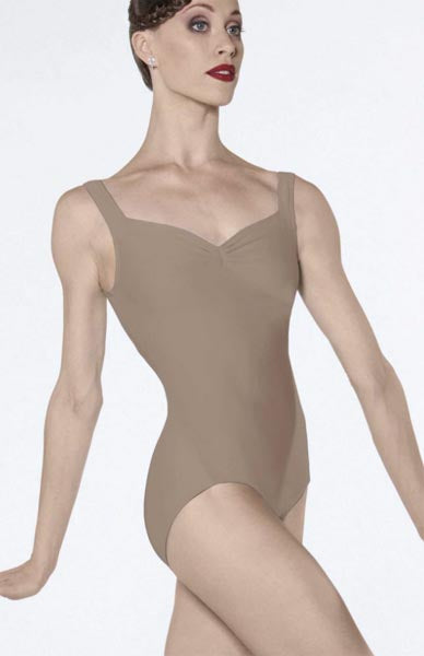 Wear Moi Fasutine Pinch Front Adult Leotard Moka