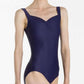 Wear Moi Fasutine Pinch Front Adult Leotard Navy