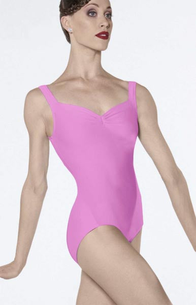 Wear Moi Fasutine Pinch Front Adult Leotard Rose