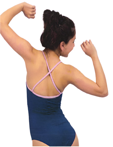 Migaru DL003 Women's X-Back Camisole Leotard