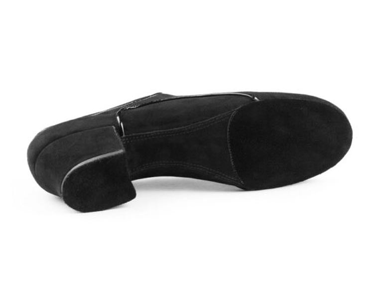 Port Dance PD011 Men's PRO NUBUCK Black Nubuck Dance Shoes