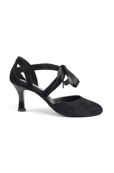 Port Dance PD125 Black Nubuck Leather Dance Shoes