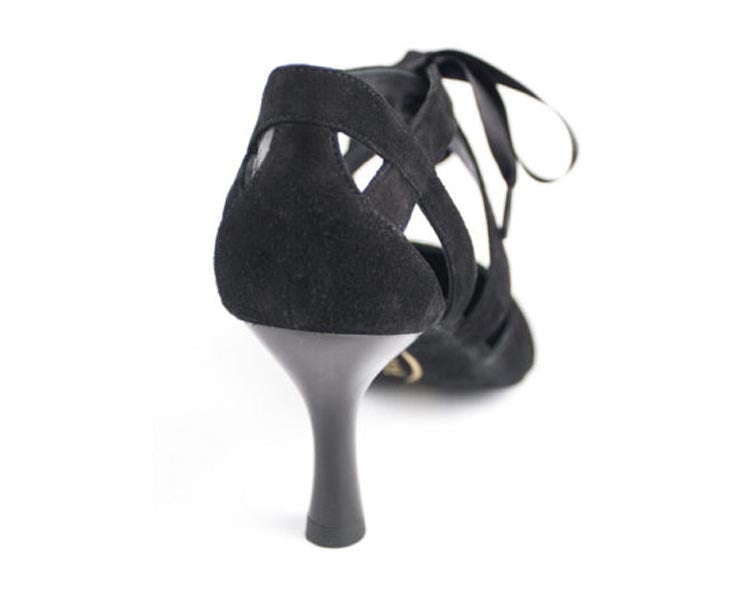Port Dance PD125 Black Nubuck Leather Dance Shoes