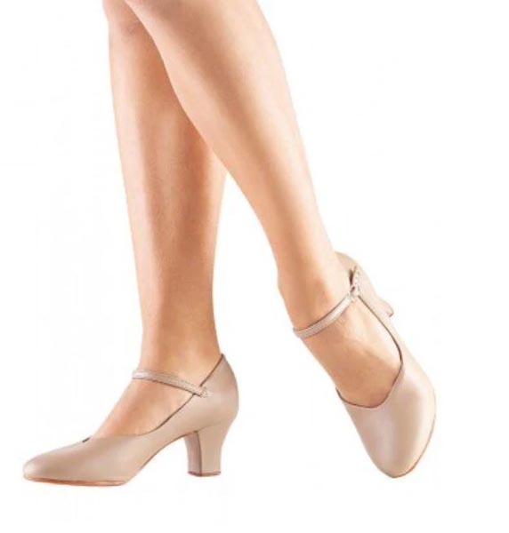 So Danca CH792 Robin 2" Heel Ballroom Practice Shoe Tan