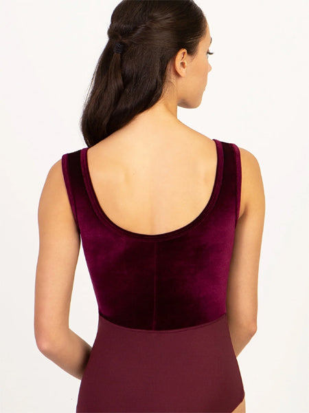 Suffolk 2704A Adult Jewelry Box Square Neck Tank Leotard