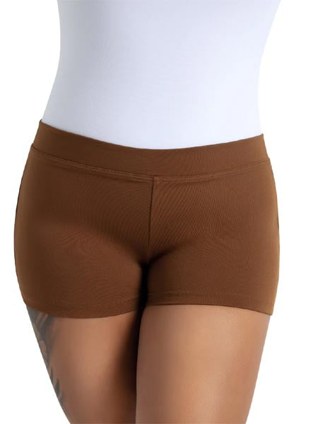 Capezio TB113 Boy Cut Low Rise Shorts skintone60