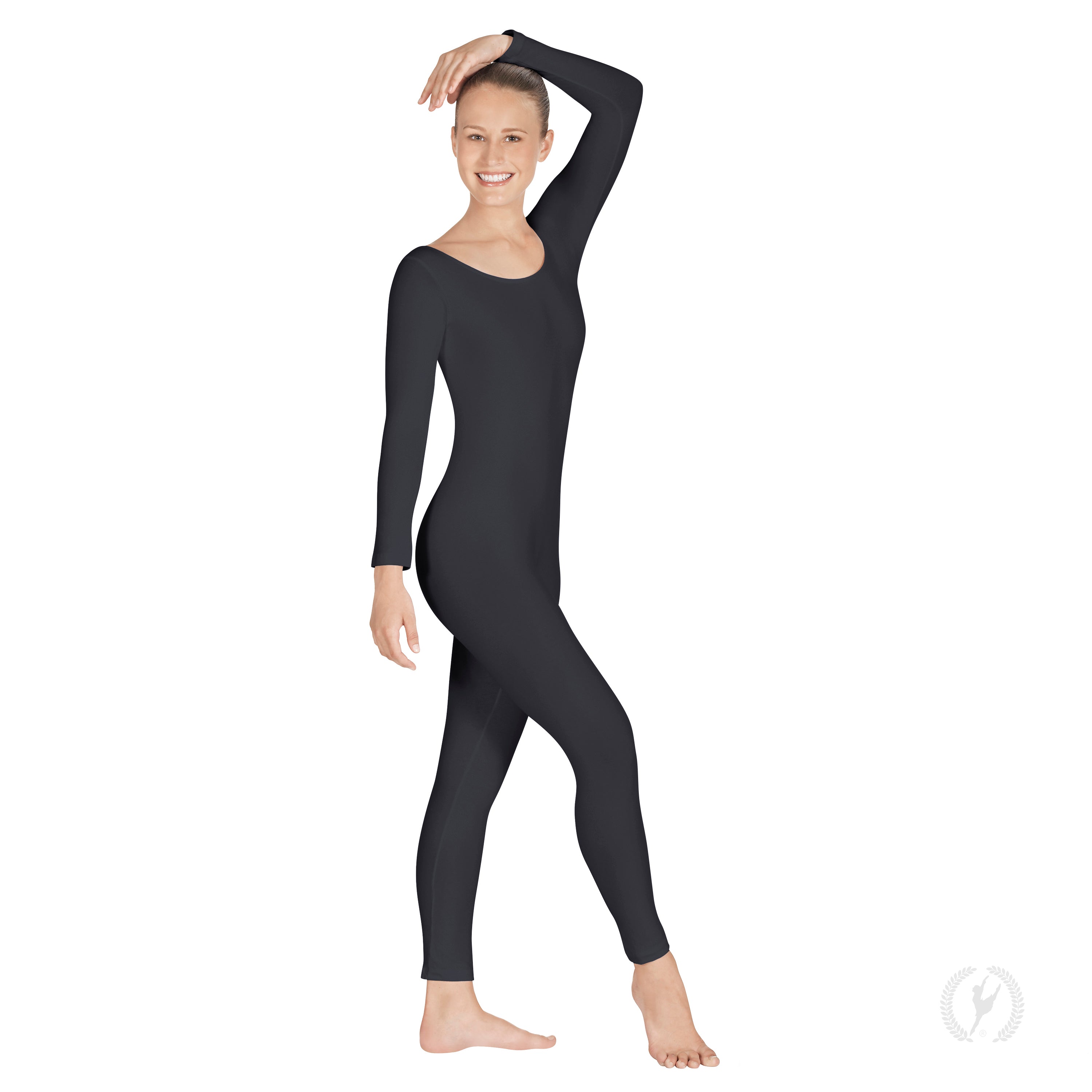 Adult Cotton Lycra® Long Sleeve Unitard - Eurotard 10129