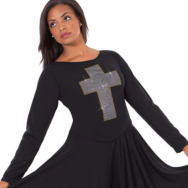 Cross of Light Praise Dress - Child's - Eurotard 11027C