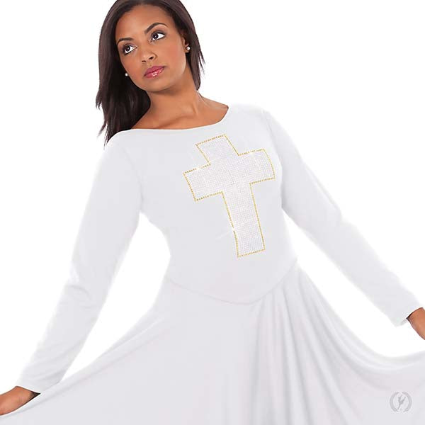 Cross of Light Praise Dress - Child's - Eurotard 11027C