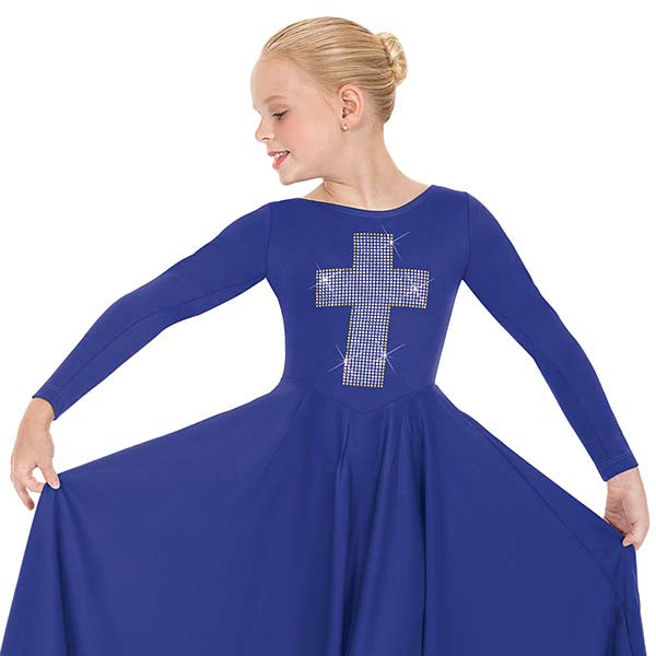 Cross of Light Praise Dress - Child's - Eurotard 11027C