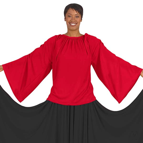 Eurotard 13730 Womens Angel Praise Top Red