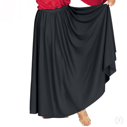 Eurotard 13778p Plus Size Simplicity Single Panel Circle Skirt