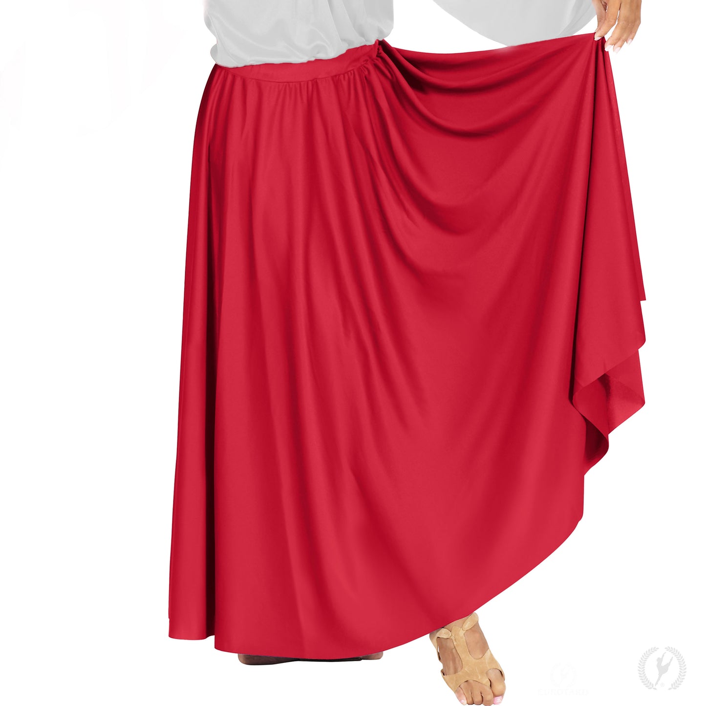 Eurotard 13778p Plus Size Simplicity Single Panel Circle Skirt