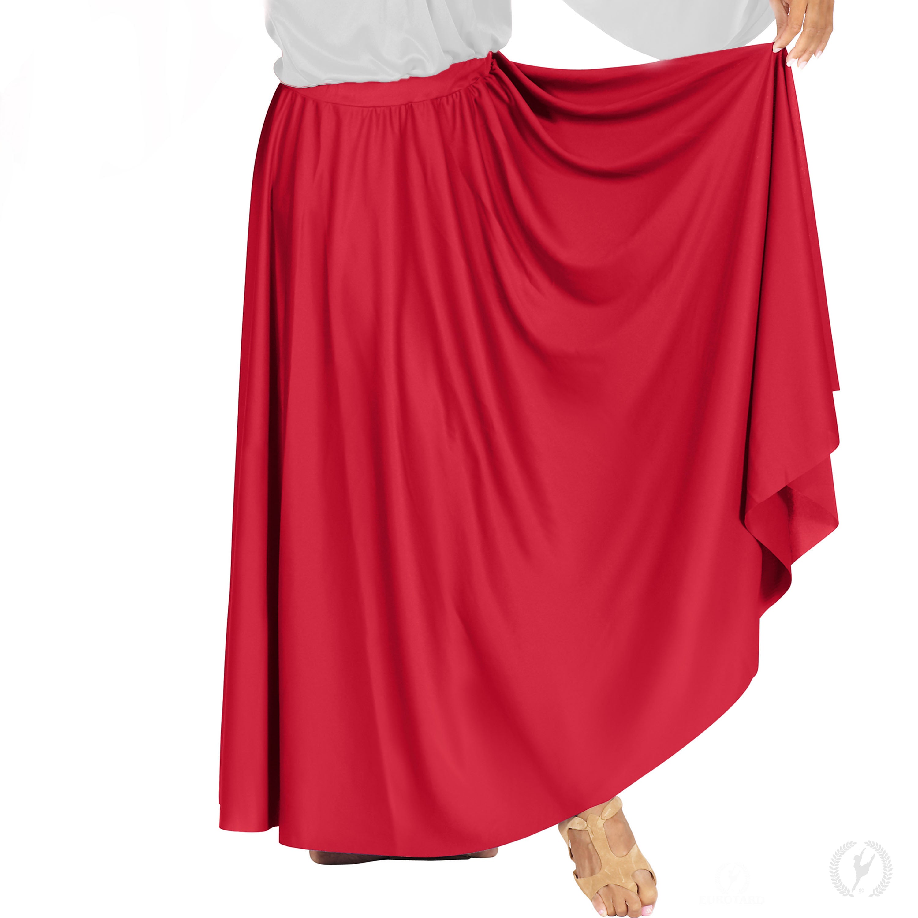 Eurotard 13778p Plus Size Simplicity Single Panel Circle Skirt