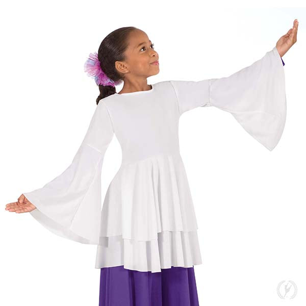 Humbel Servant Peplum Top - Child's - Eurotard 13813C