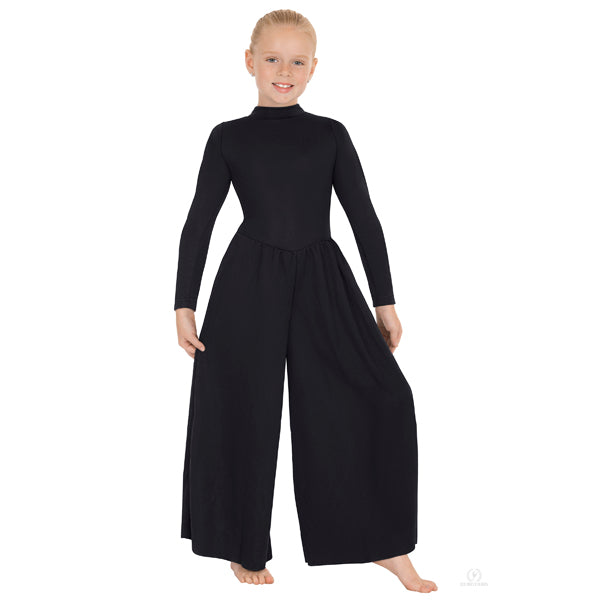 High Neck Liturgical Dance Jumpsuit - Child's - Eurotard 13846C