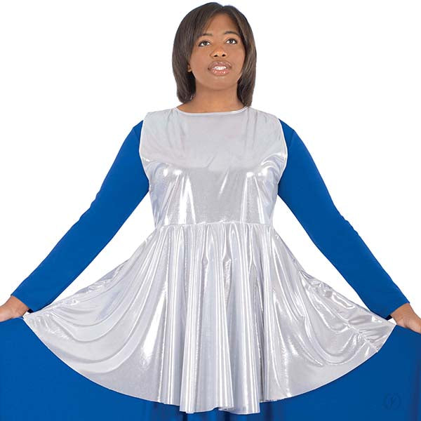 Eurotard 14824 Metallic Peplum Tunic