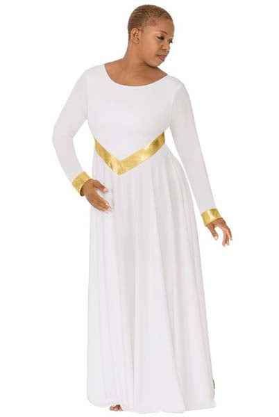 Eurotard 19143 High Favor Dress White Color