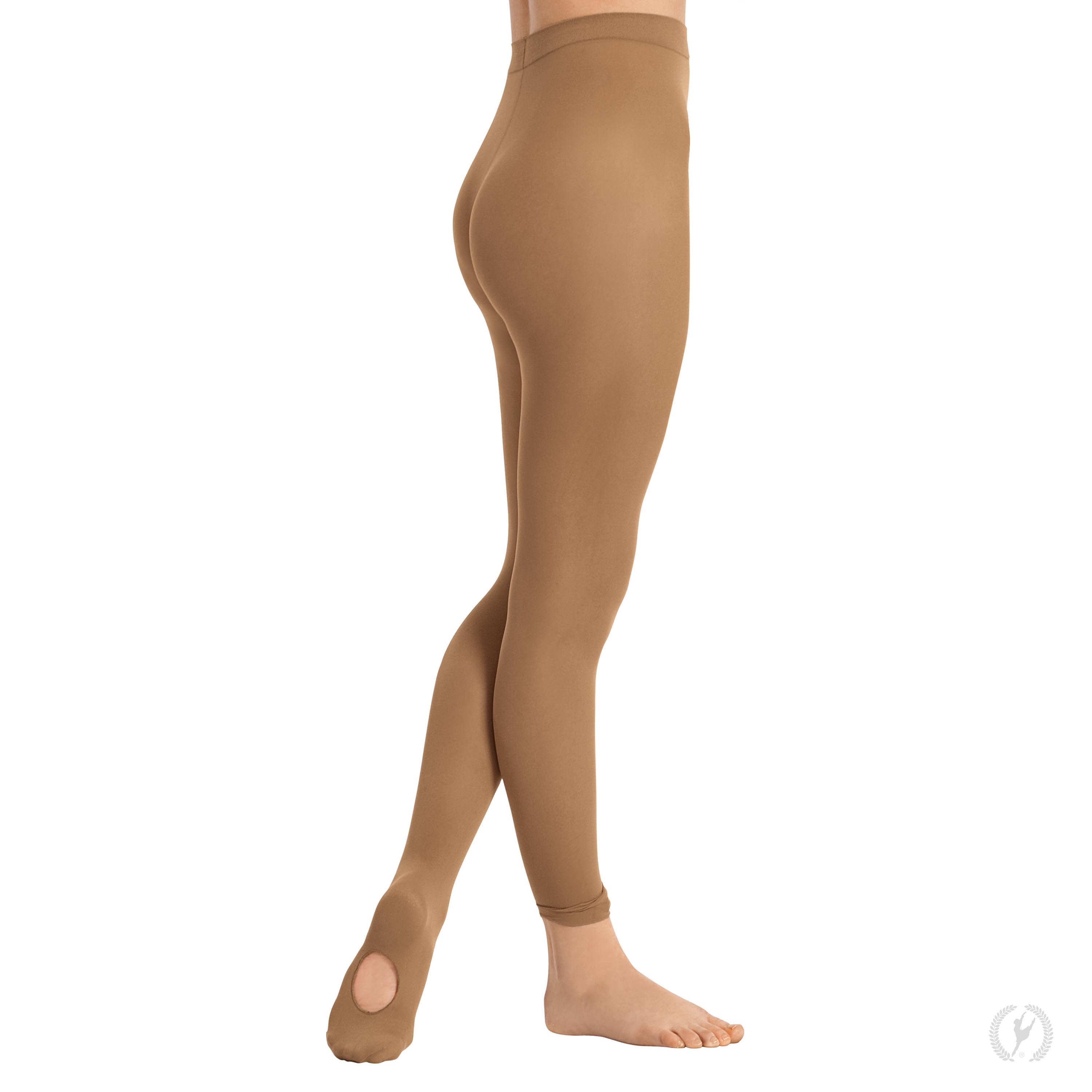 Eurotard 210 Womens True Non-Run Microfiber Convertible Tights