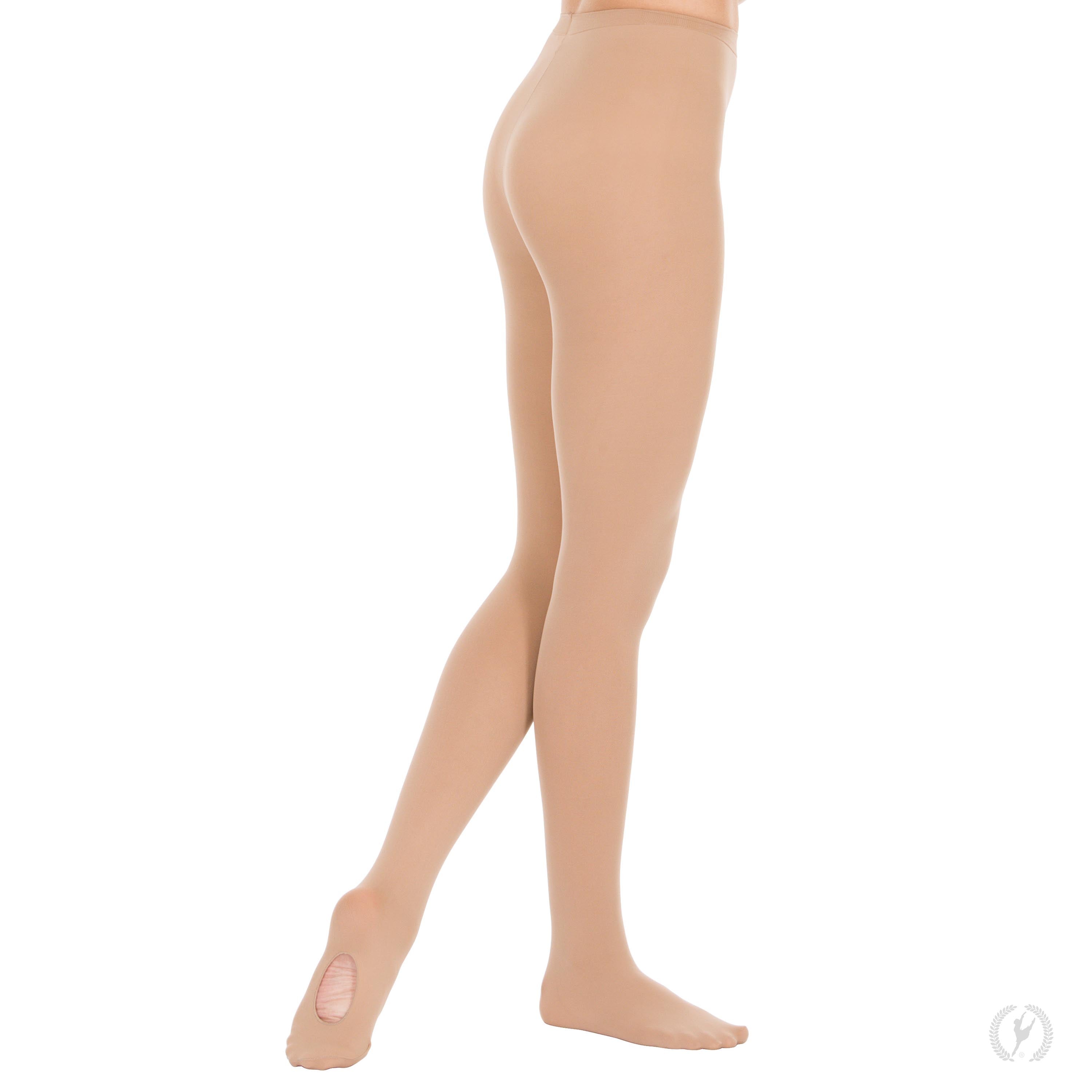 Eurotard 210 Womens True Non-Run Microfiber Convertible Tights