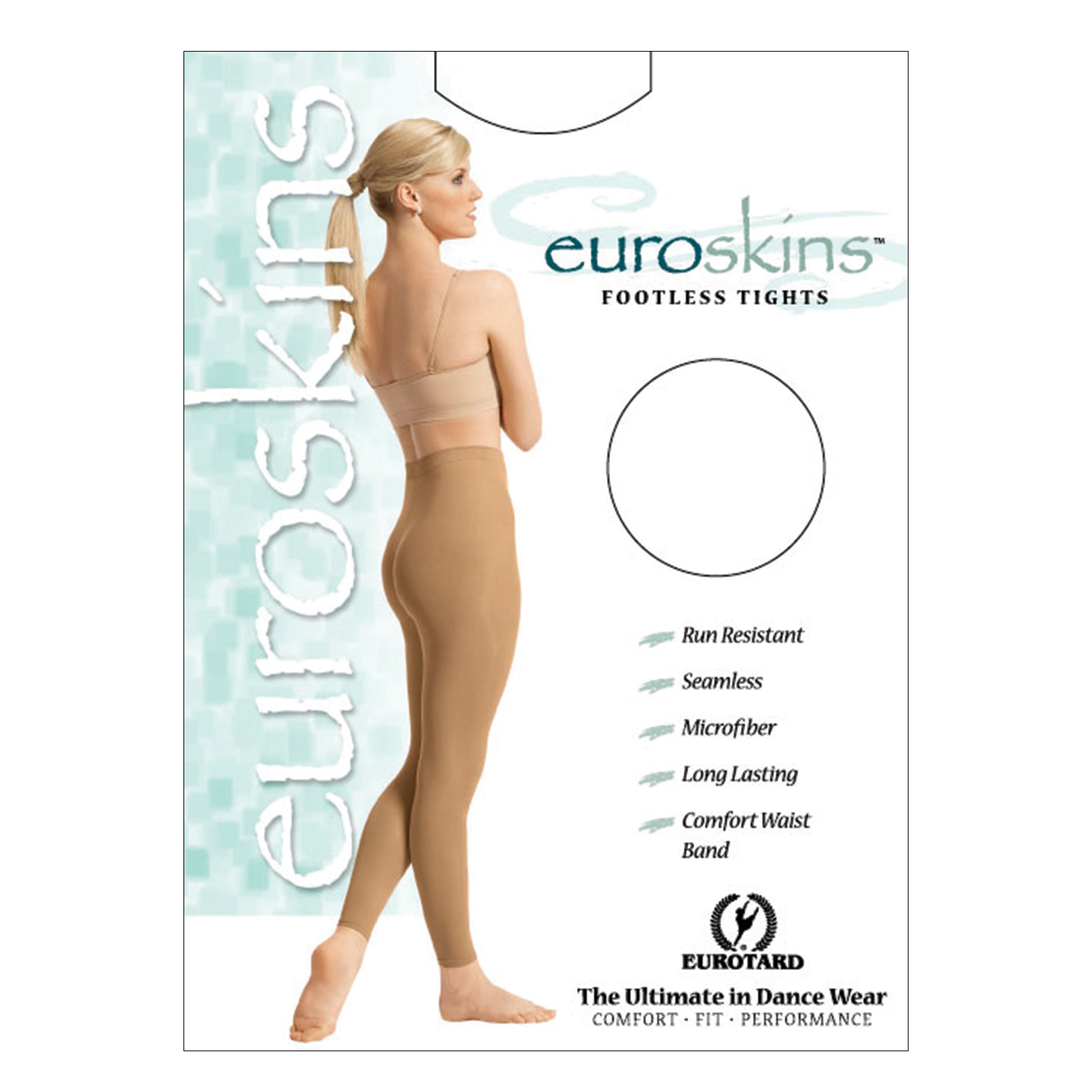 Eurotard Men's Footed Microfiber Tights