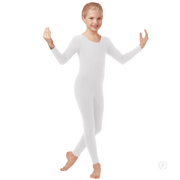 Microfiber Scoop Neck Long Sleeve Unitard - Child's - Eurotard 44129C