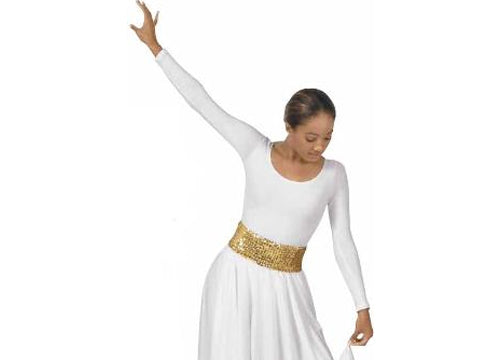 4&rdquo; Wide Sequin Belt - Eurotard - 13744