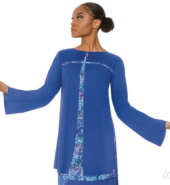 eurotard 52830 fire and rain split layer tunic