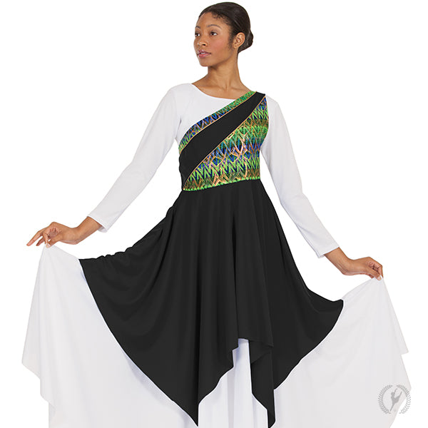 Joyful Praise Asymmetrical Tunic - Eurotard 63567C