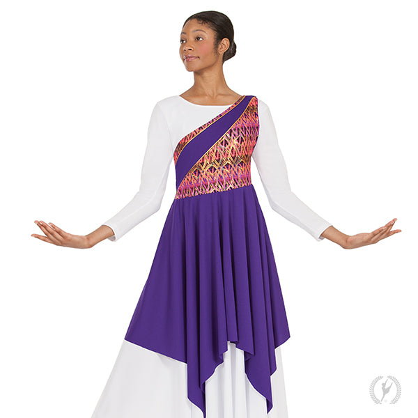 Joyful Praise Asymmetrical Tunic - Eurotard 63567