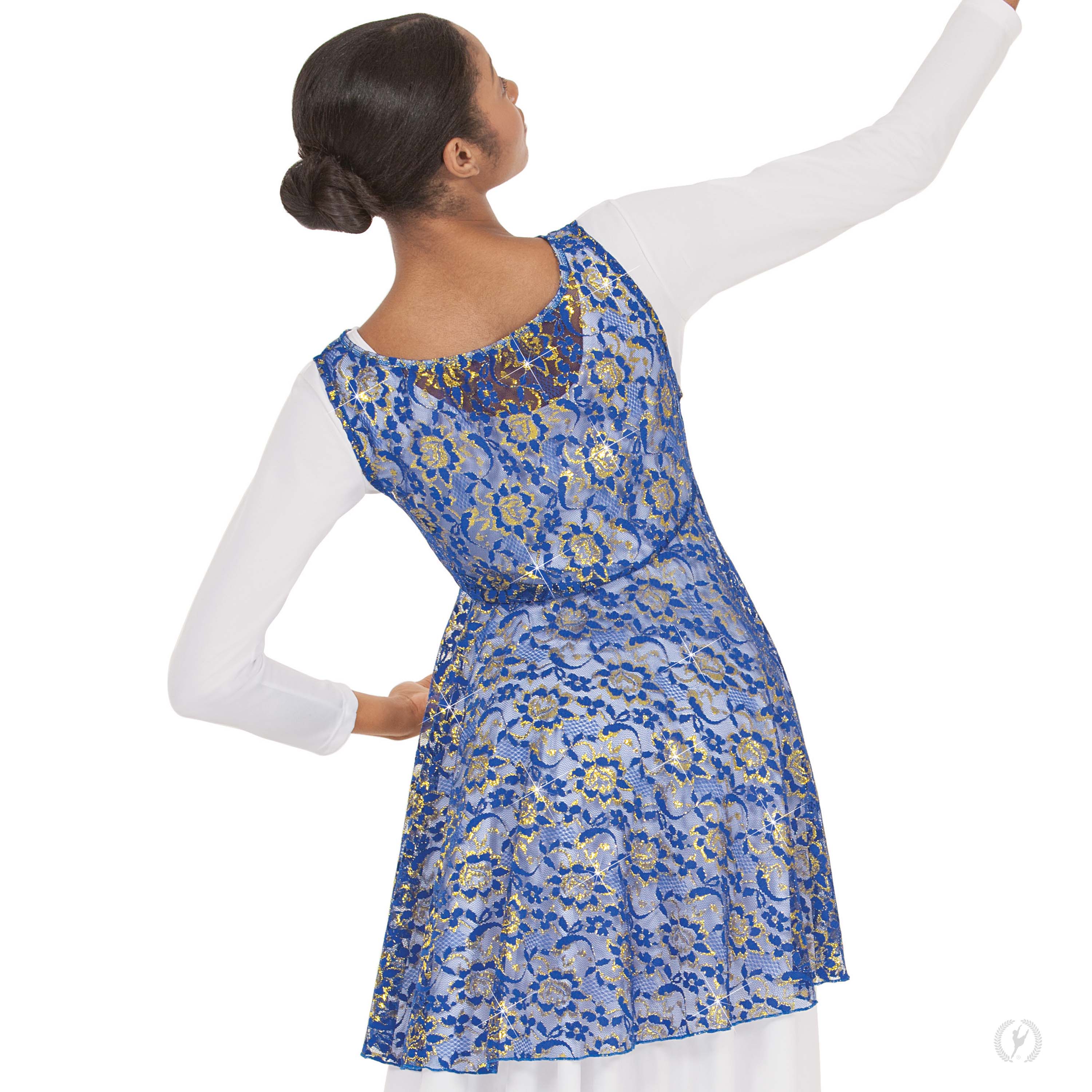 Heavenly Lace Peplum Tunic - Eurotard 65568