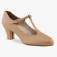 Capezio 750 Jr. Footlight T-Strap Character Shoe caramel