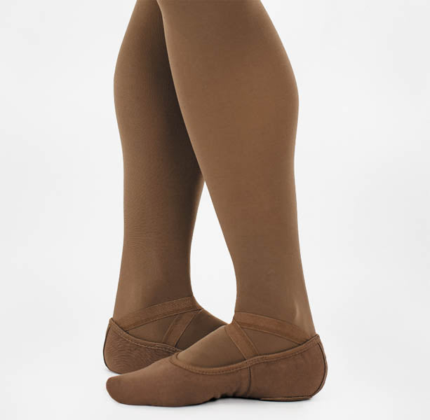 A1004 Eurotard Assemble Split Sole Canvas Ballet Shoes Mocha