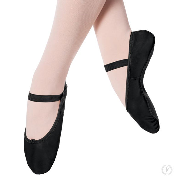 Eurotard A2001c child Full Sole Leather Ballet Slipper black color