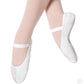 Eurotard A2001c child Full Sole Leather Ballet Slipper White color