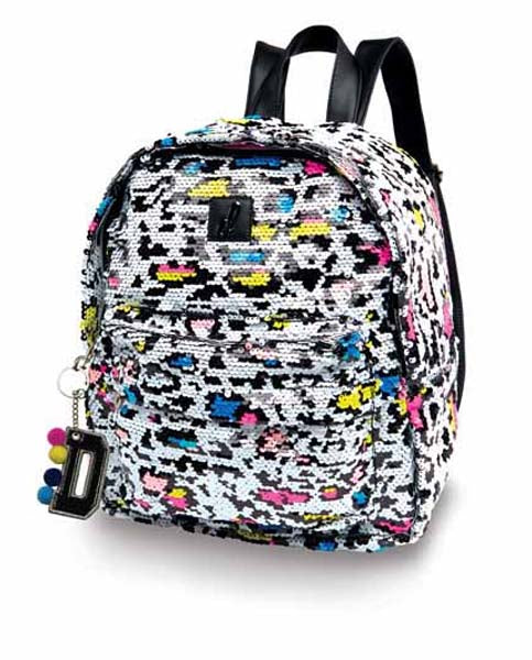 B20537 - TECHNO NEON CHEETAH BACKPACK