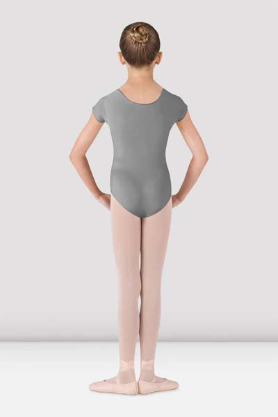 BLOCH CL5602 Girls Dujour Cap Sleeve Leotard Grey