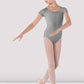 BLOCH CL5602 Girls Dujour Cap Sleeve Leotard Grey