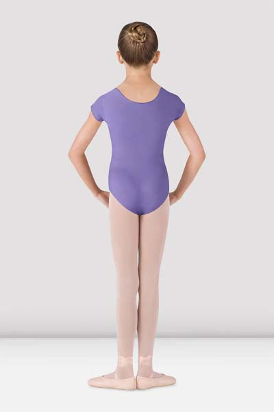 BLOCH CL5602 Girls Dujour Cap Sleeve Leotard Lavender