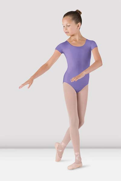 BLOCH CL5602 Girls Dujour Cap Sleeve Leotard Lavender