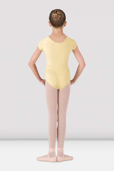       BLOCH CL5602 Girls Dujour Cap Sleeve Leotard Sunshine