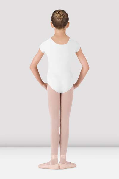 BLOCH CL5602 Girls Dujour Cap Sleeve Leotard White