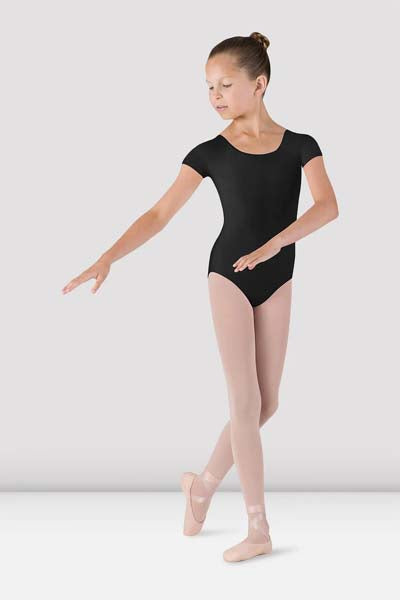 BLOCH CL5602 Girls Dujour Cap Sleeve Leotard black