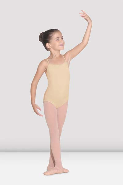 BLOCH CL5607 Girls Parem Camisole Leotard Sand