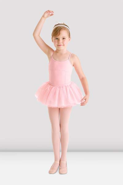 BLOCH CR4041 Girls Hurley Tulle Tutu Skirt Light Pink