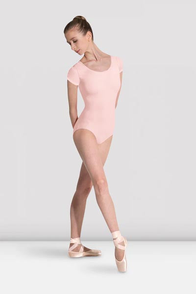 BLOCH L5602 Ladies Betri Cap Sleeve Leotard Light Pink