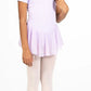 Body Wrappers BWP191 Short Sleeve Chiffon Skirted Leotard